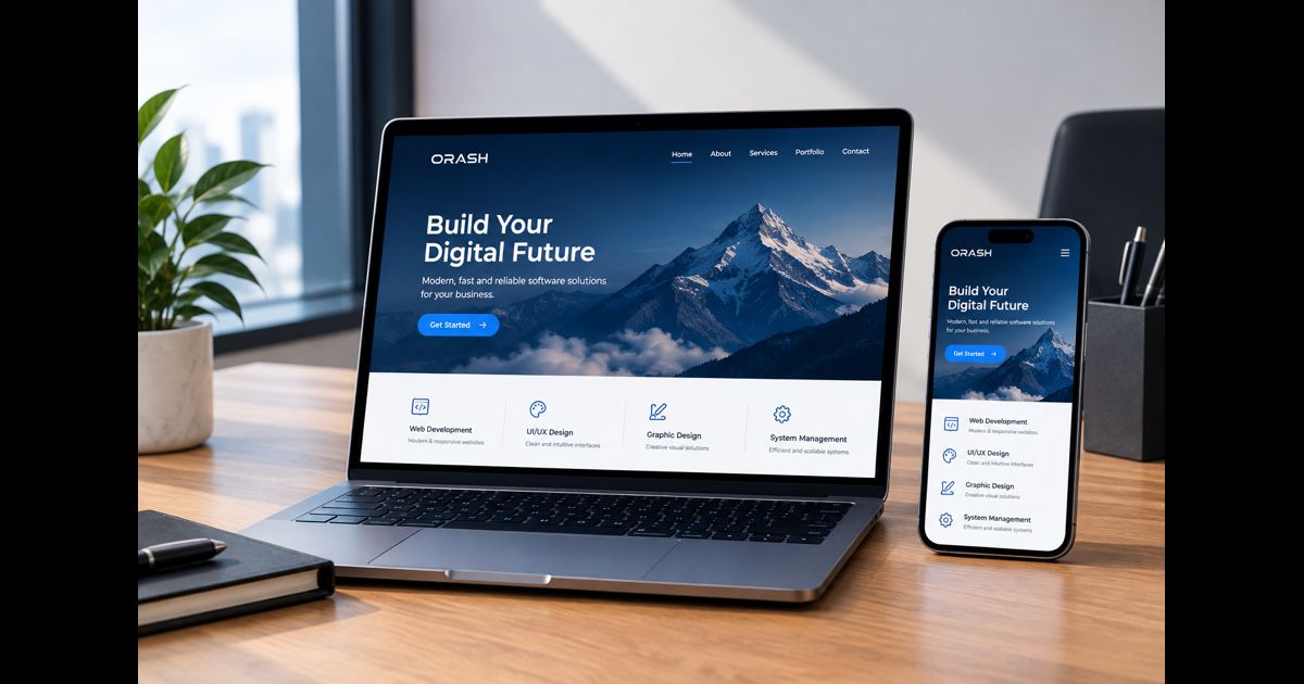 Website development and design
